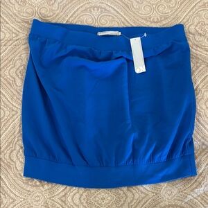 Old Navy Blue Bubble Ruched Mini Top